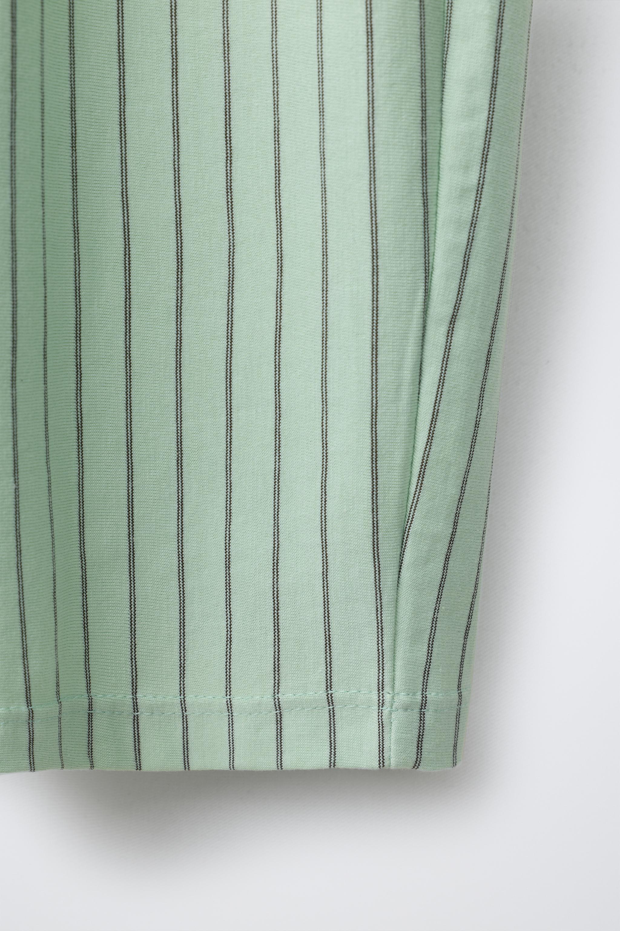 RELAXED STRIPED PANTS